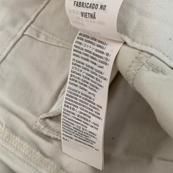New Hollister Chino Pants Light Khaki Women’s 0 25 - Picture 6 of 7